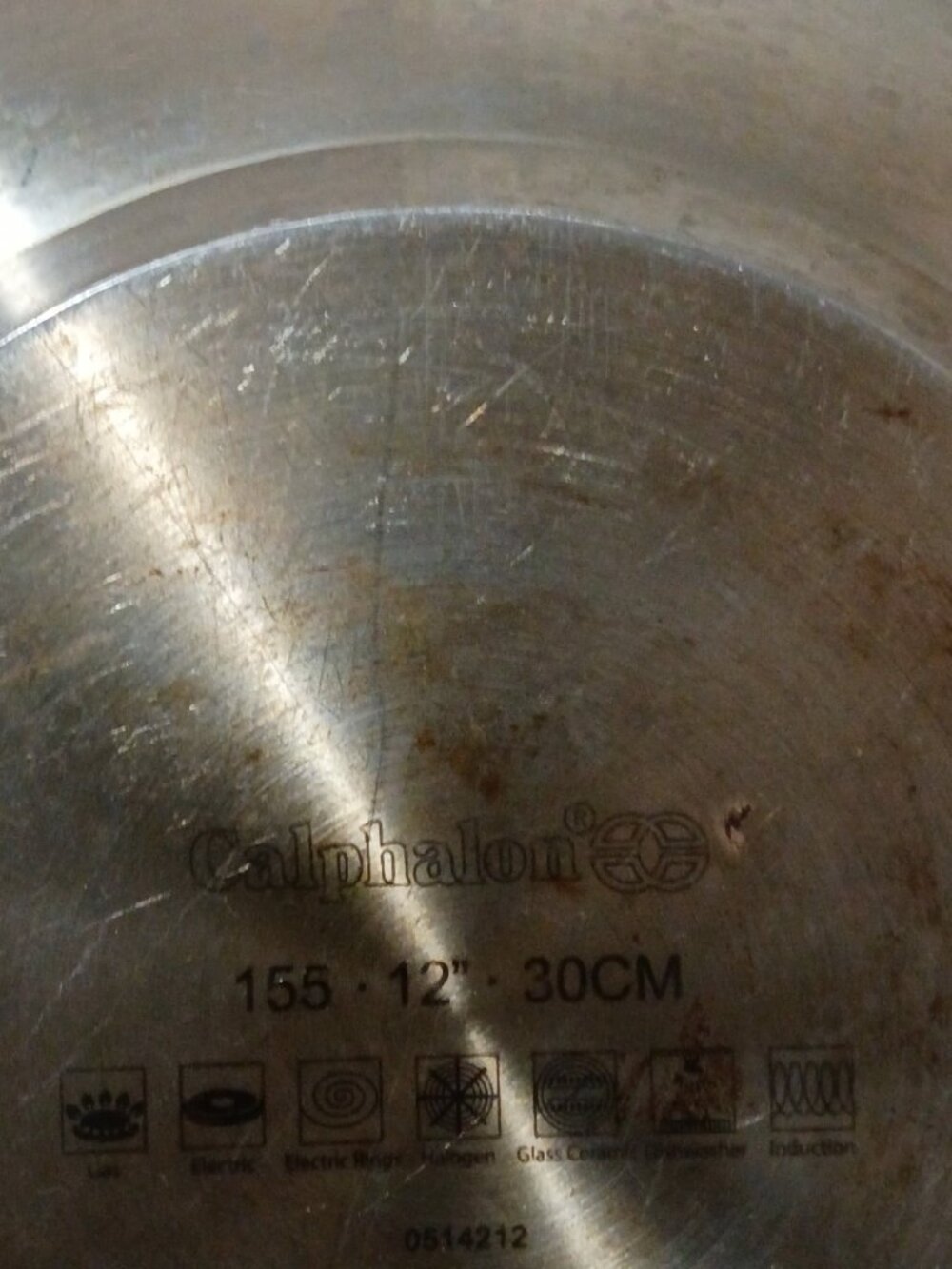 Kitchen Essentials Calphalon 12" Wok Stir Frypan Nonstick Hard Anodized 155 - Picture 7 of 9